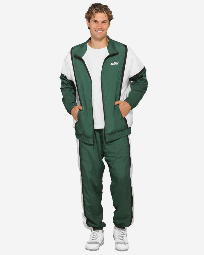 New York Jets Nylon Crinkle Gameday Pants FOCO S - FOCO.com