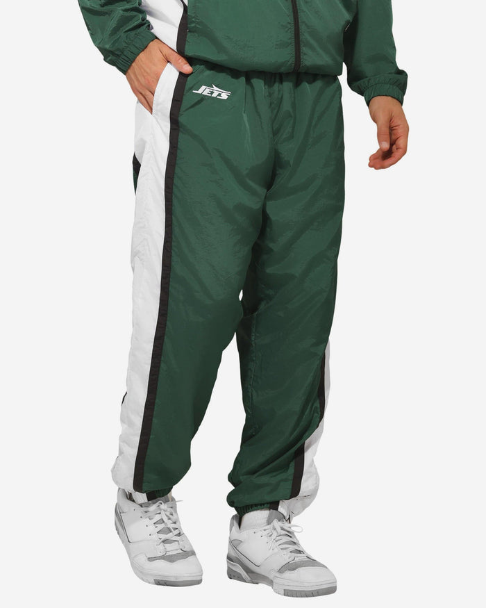 New York Jets Nylon Crinkle Gameday Pants FOCO S - FOCO.com