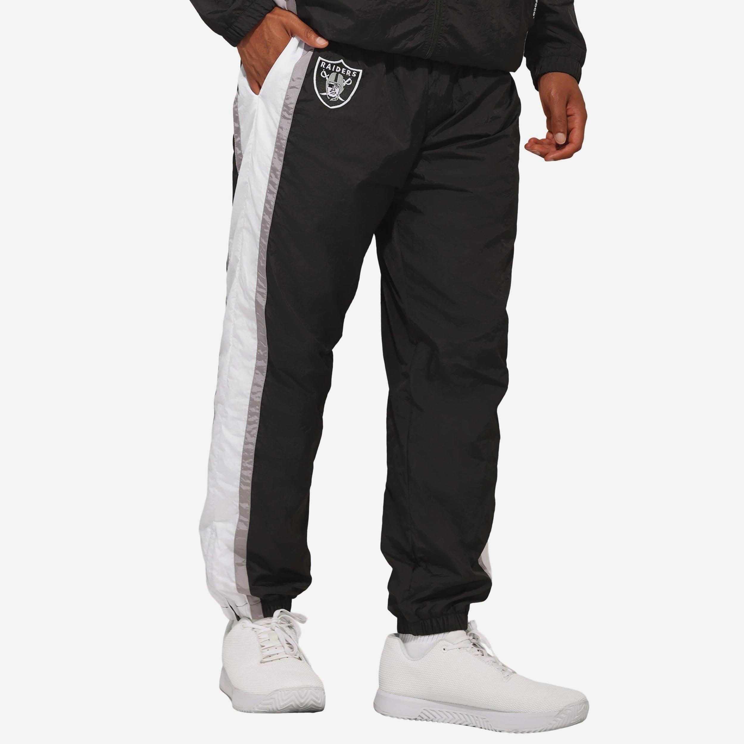 Las Vegas Raiders Nylon Crinkle Gameday Pants FOCO