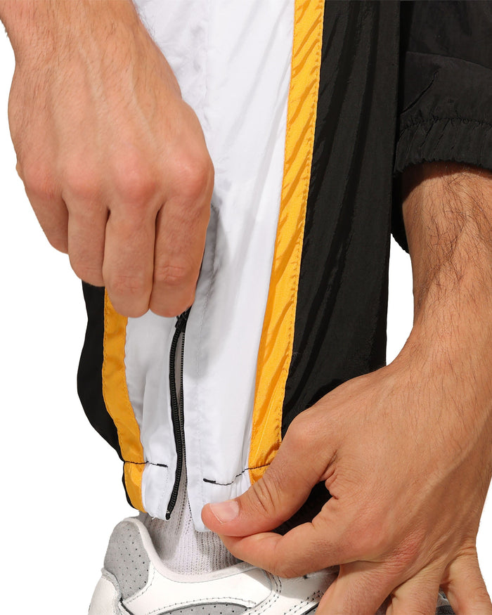 Pittsburgh Steelers Nylon Crinkle Gameday Pants FOCO S - FOCO.com