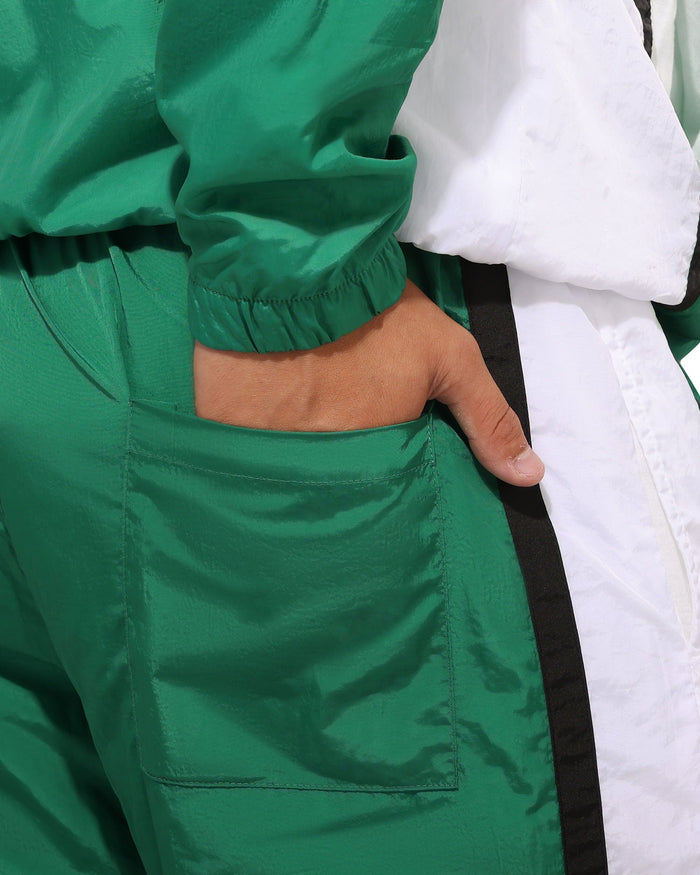 Philadelphia Eagles Kelly Green Nylon Crinkle Gameday Pants FOCO S - FOCO.com