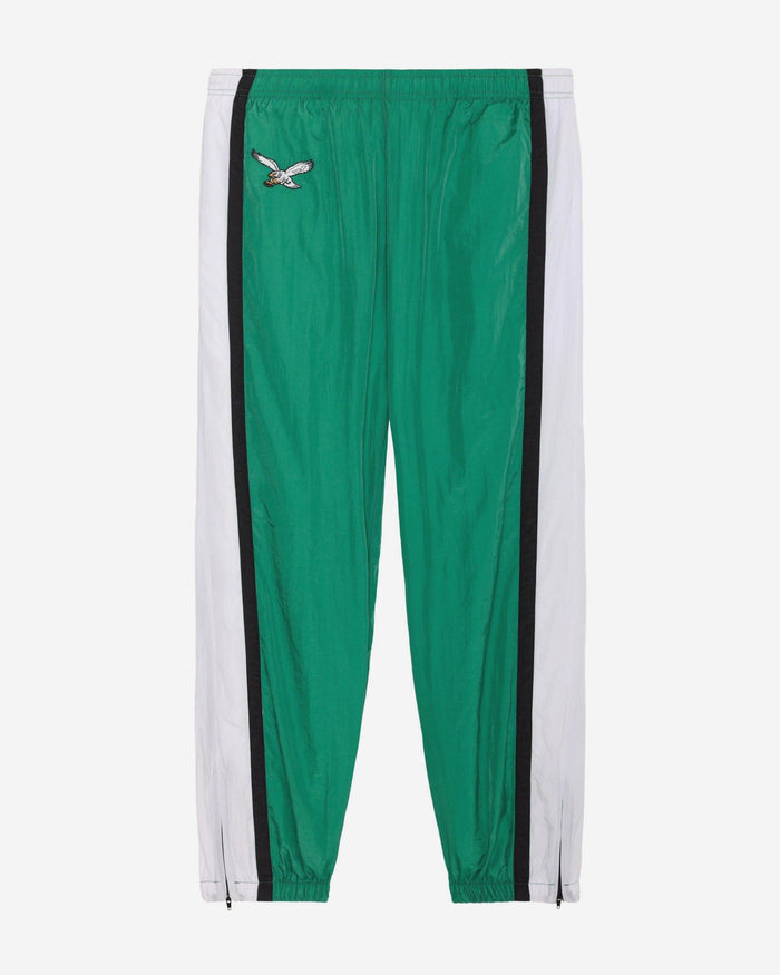 Philadelphia Eagles Kelly Green Nylon Crinkle Gameday Pants FOCO S - FOCO.com