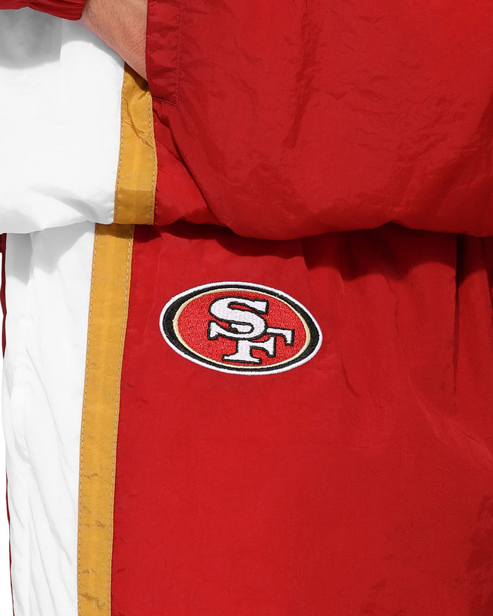 San Francisco 49ers Nylon Crinkle Gameday Pants FOCO S - FOCO.com