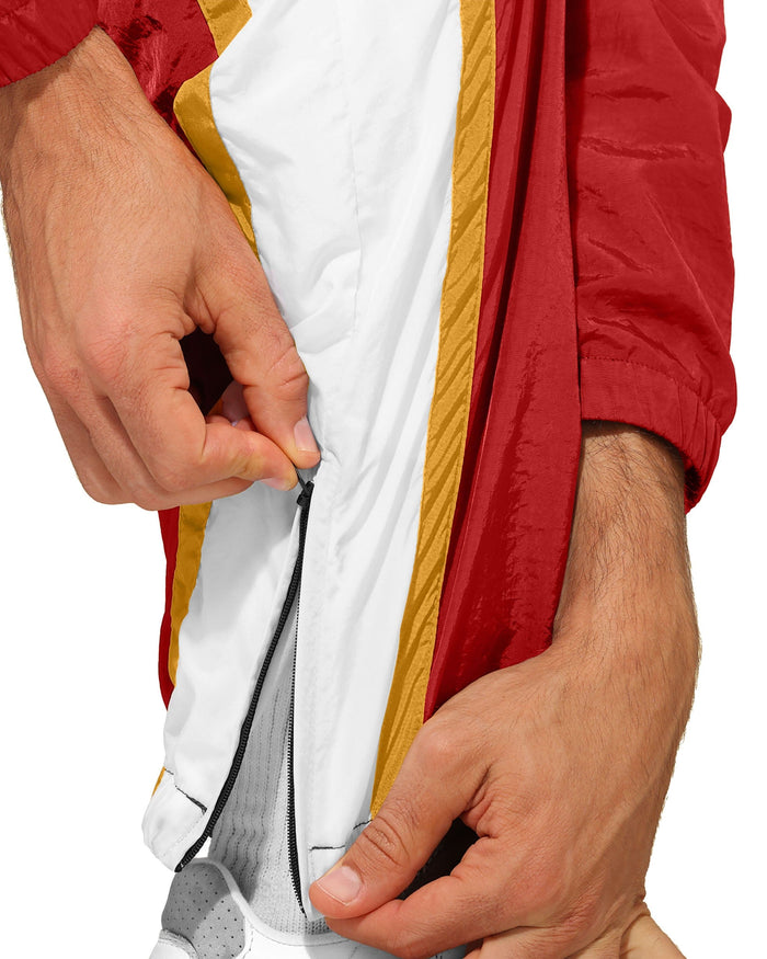 San Francisco 49ers Nylon Crinkle Gameday Pants FOCO S - FOCO.com