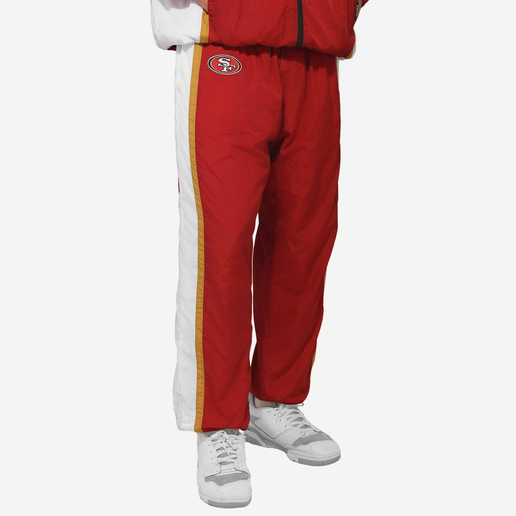 San Francisco 49ers Nylon Crinkle Gameday Pants FOCO S - FOCO.com