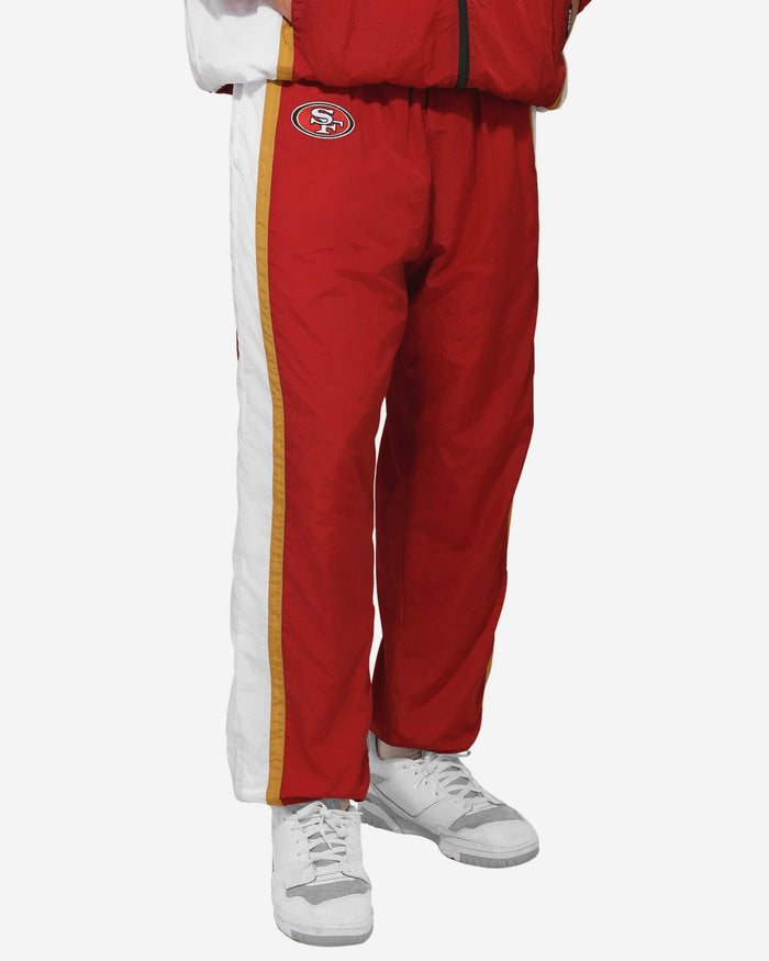 San Francisco 49ers Nylon Crinkle Gameday Pants FOCO S - FOCO.com