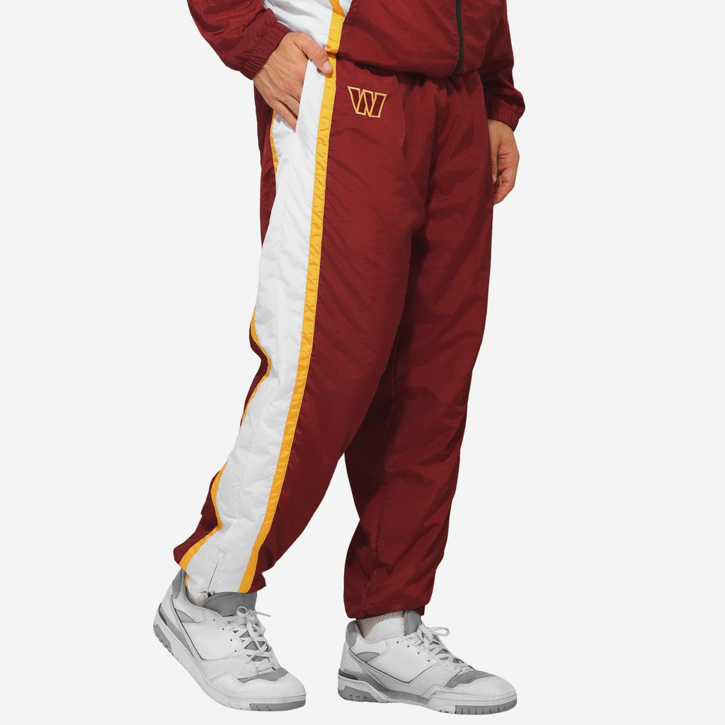 Washington Commanders Nylon Crinkle Gameday Pants FOCO S - FOCO.com