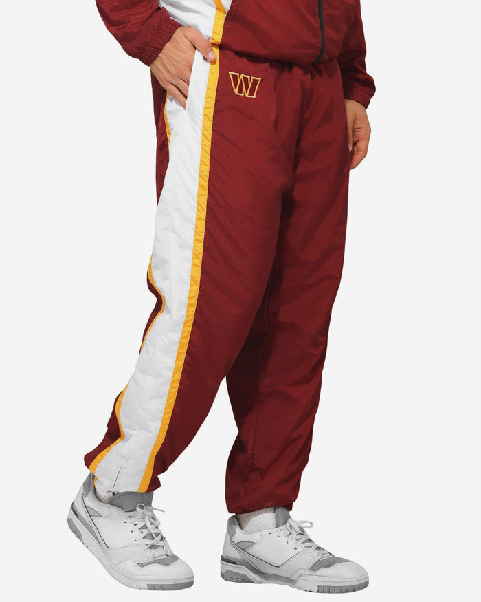 Washington Commanders Nylon Crinkle Gameday Pants FOCO S - FOCO.com