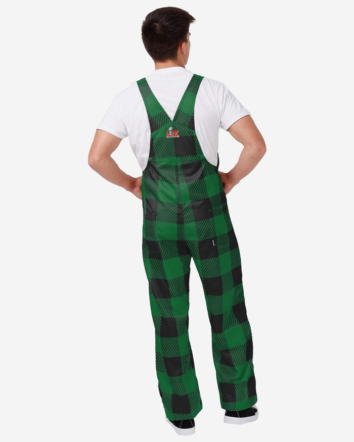 Philadelphia Eagles Super Bowl LIX Champions Kelly Green Plaid Bib Overalls FOCO - FOCO.com