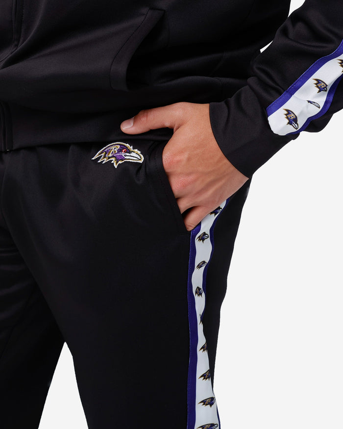 Baltimore Ravens Stripe Logo Track Pants FOCO - FOCO.com