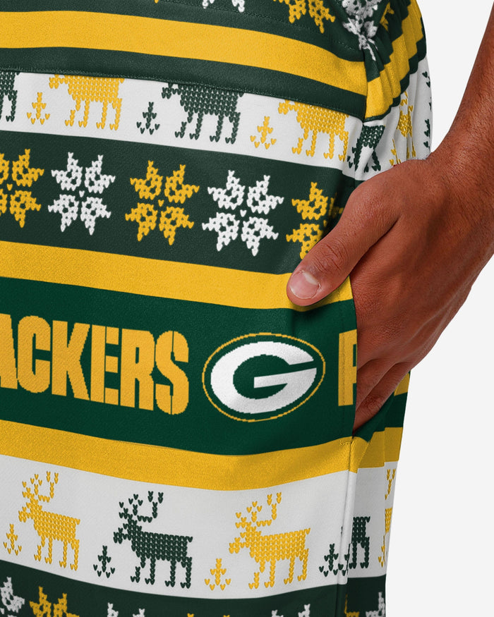 Green Bay Packers Mens Ugly Home Gating Bib Overalls FOCO - FOCO.com