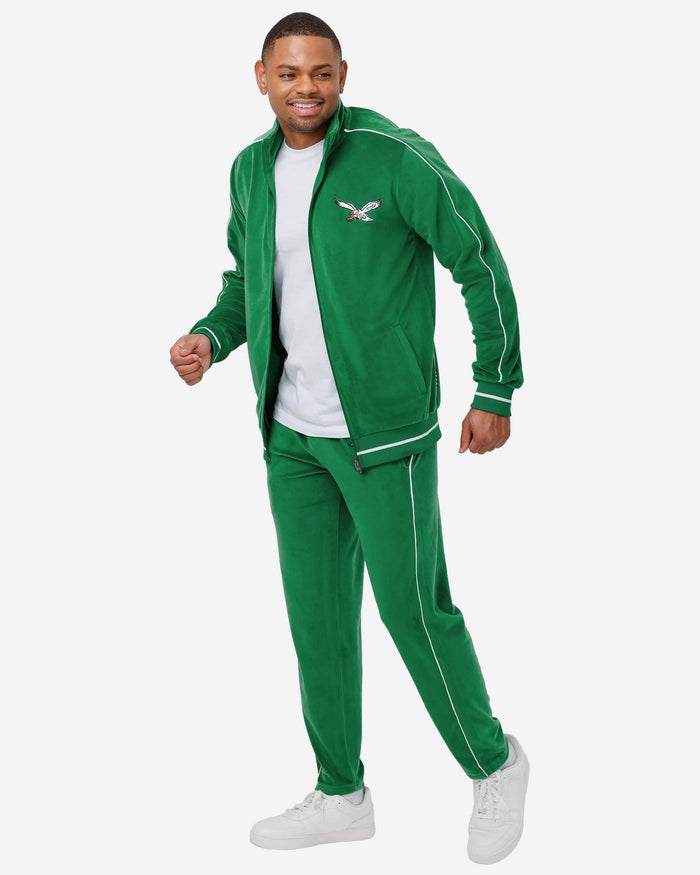 Philadelphia Eagles Kelly Green Velour Pants FOCO S - FOCO.com