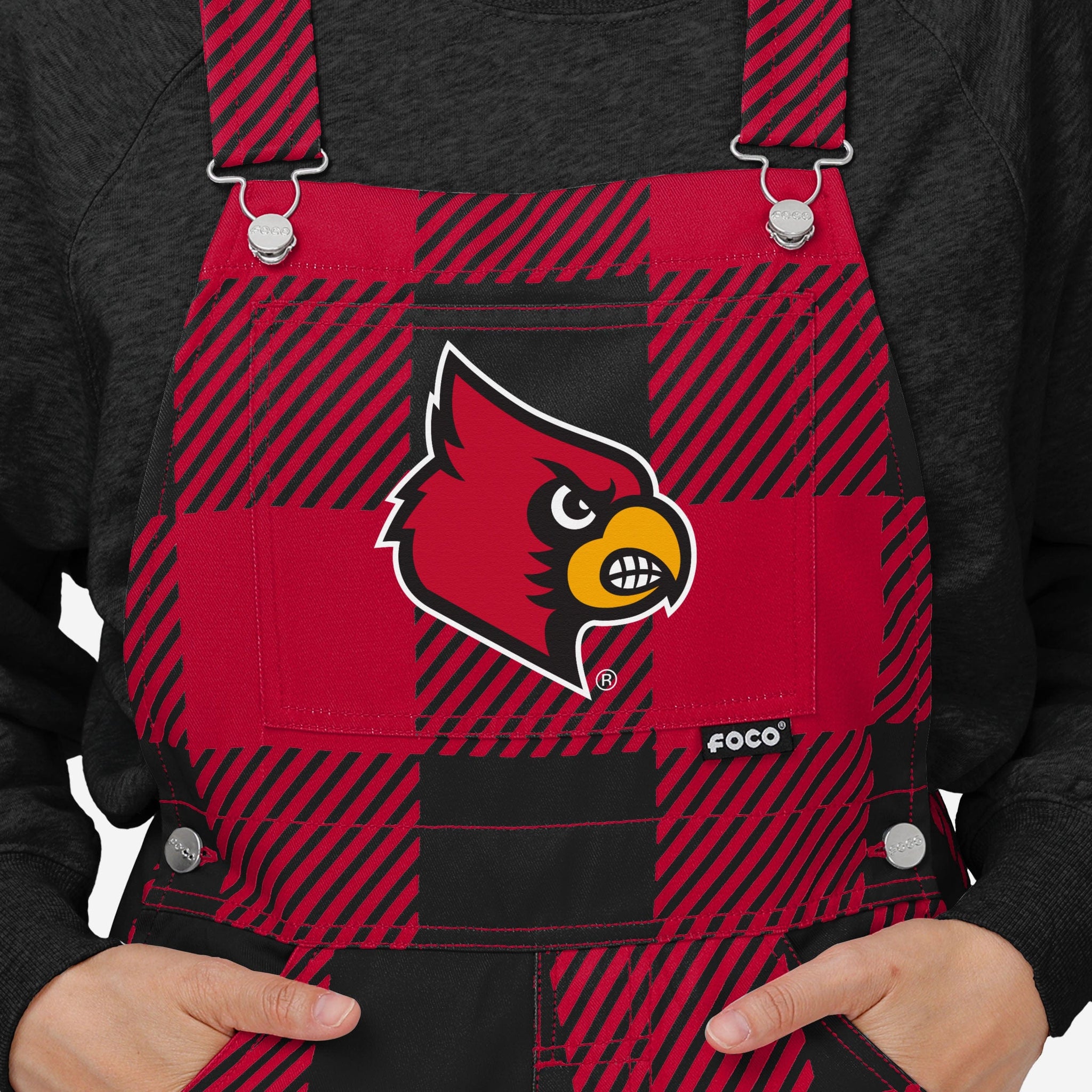 Plus Size Louisville Cardinals Perfect Plaid Shirt