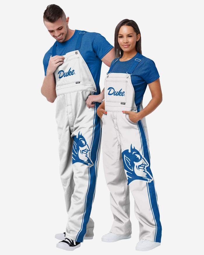 Duke Blue Devils Womens Big Logo Bib Overalls FOCO - FOCO.com