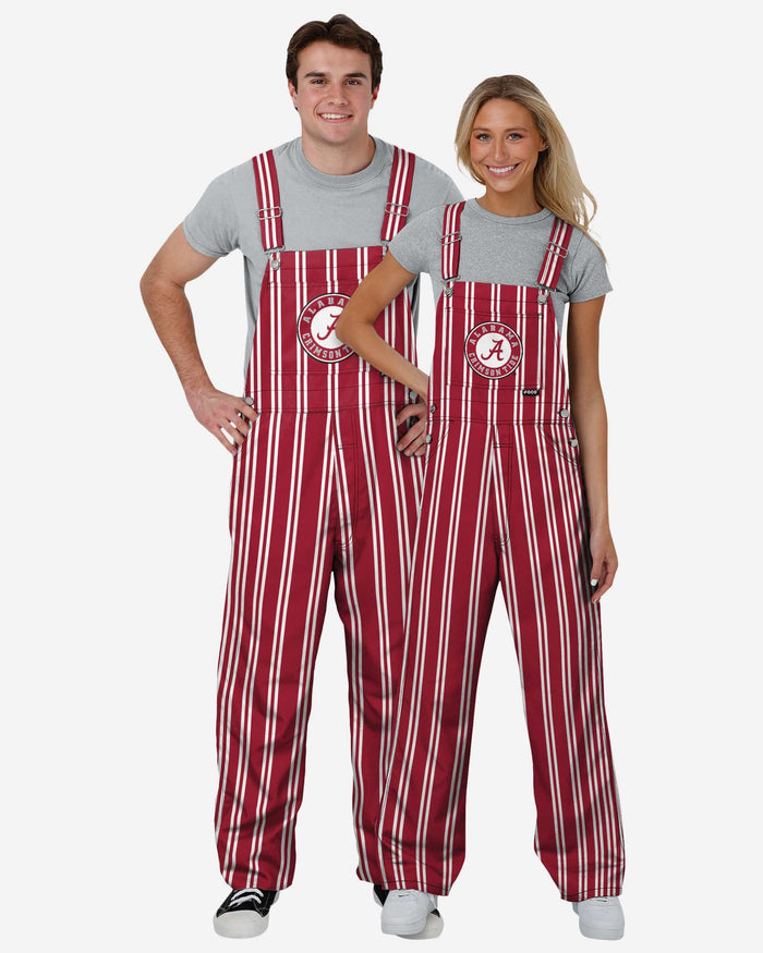 Alabama Crimson Tide Womens Sideline Spirit Bib Overalls FOCO XS - FOCO.com