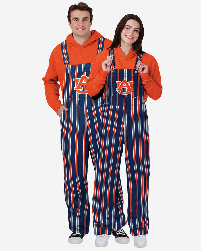 Auburn Tigers Womens Sideline Spirit Bib Overalls FOCO XS - FOCO.com