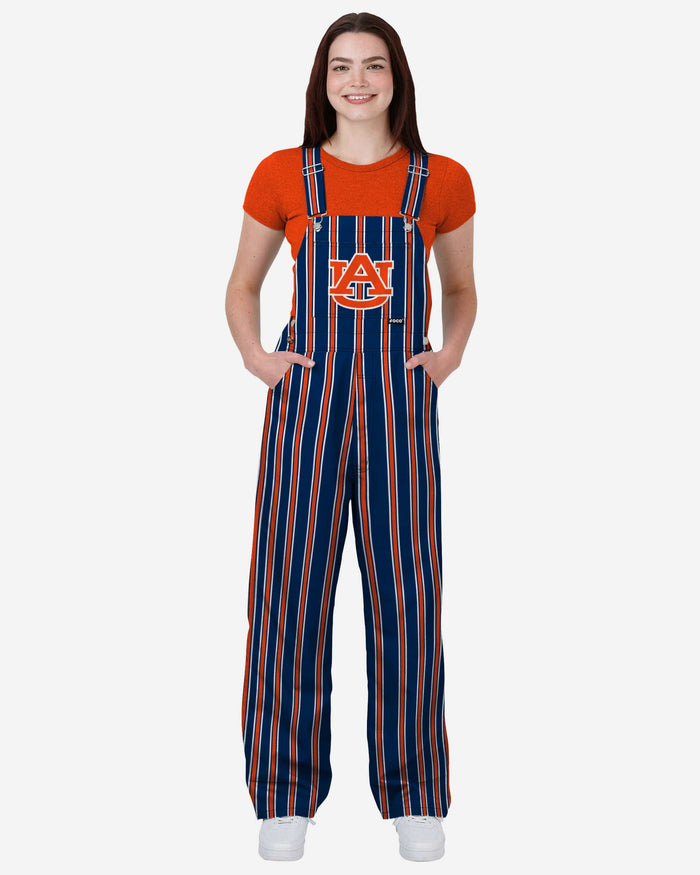Auburn Tigers Womens Sideline Spirit Bib Overalls FOCO XS - FOCO.com