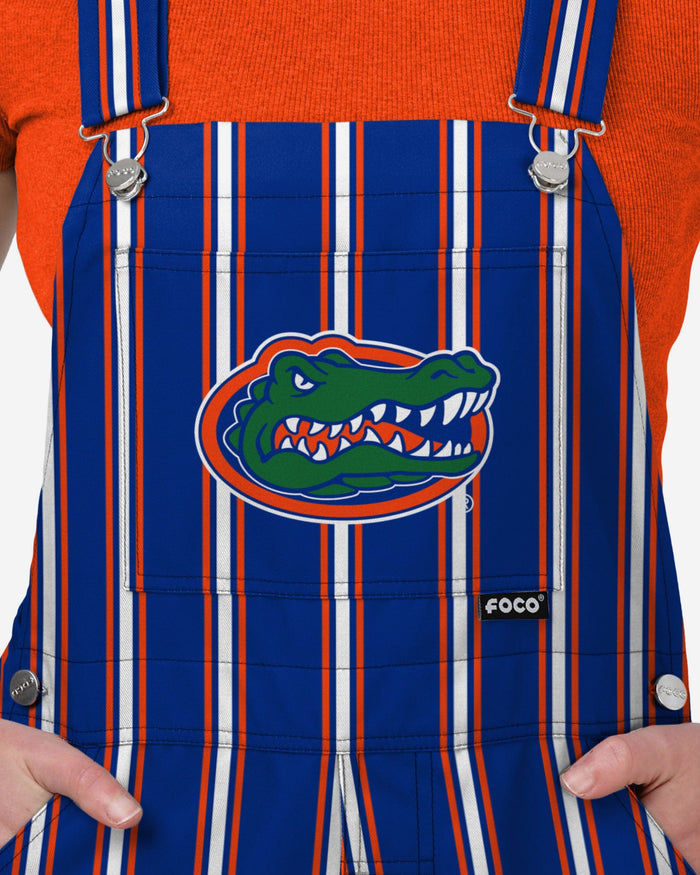 Florida Gators Womens Sideline Spirit Bib Overalls FOCO XS - FOCO.com