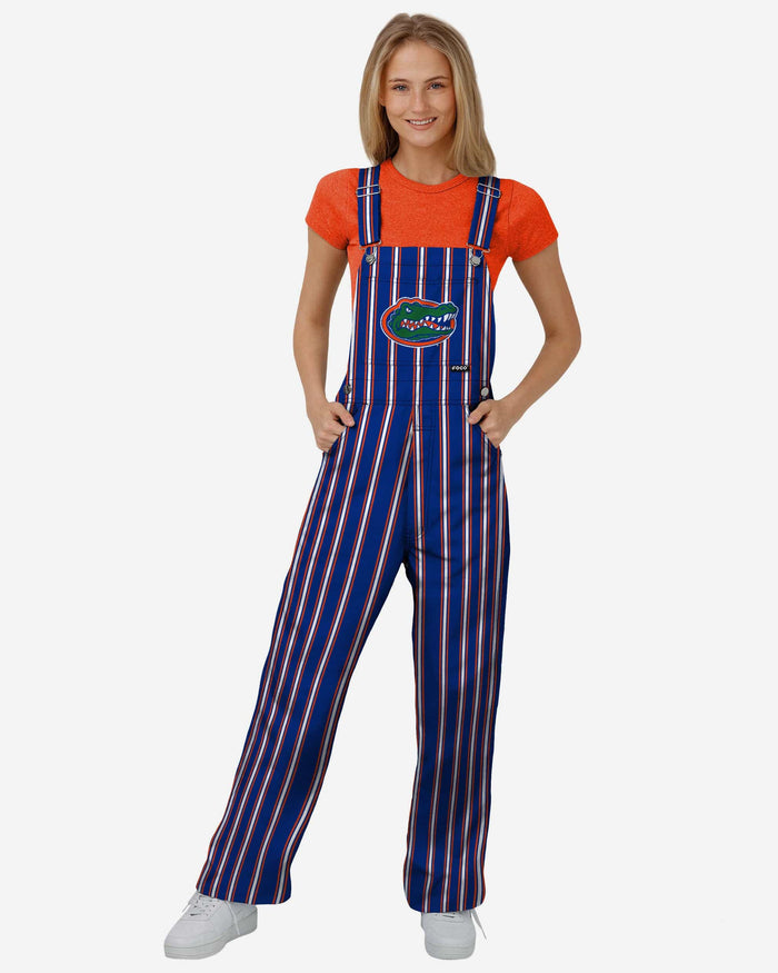Florida Gators Womens Sideline Spirit Bib Overalls FOCO XS - FOCO.com
