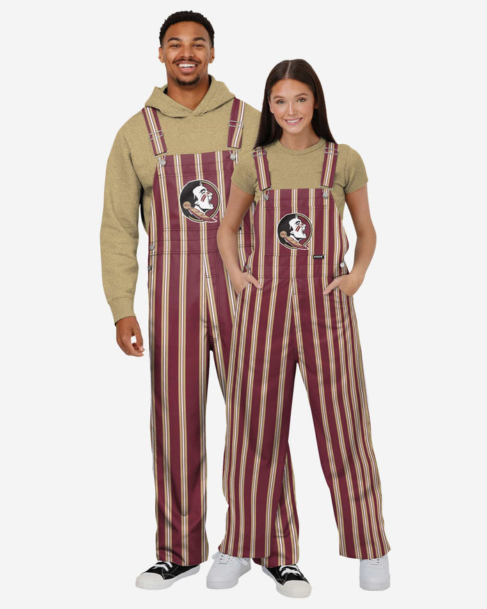 Florida State Seminoles Womens Sideline Spirit Bib Overalls FOCO XS - FOCO.com