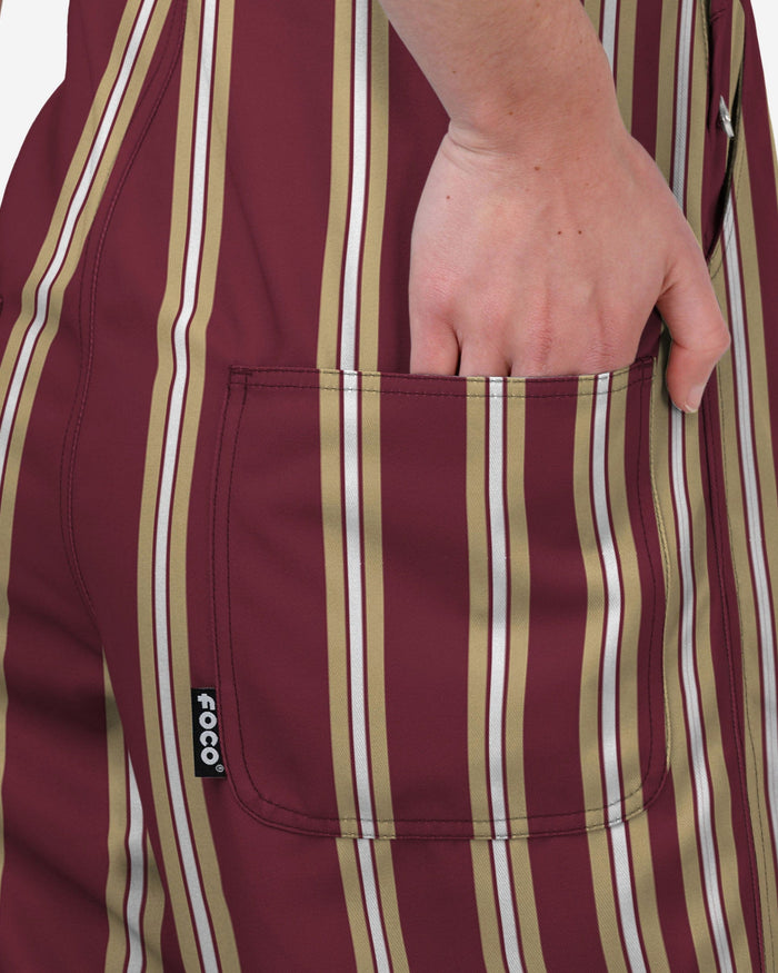 Florida State Seminoles Womens Sideline Spirit Bib Overalls FOCO XS - FOCO.com