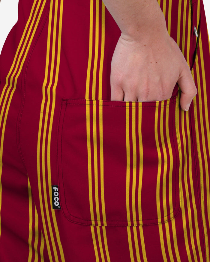 Iowa State Cyclones Womens Sideline Spirit Bib Overalls FOCO XS - FOCO.com