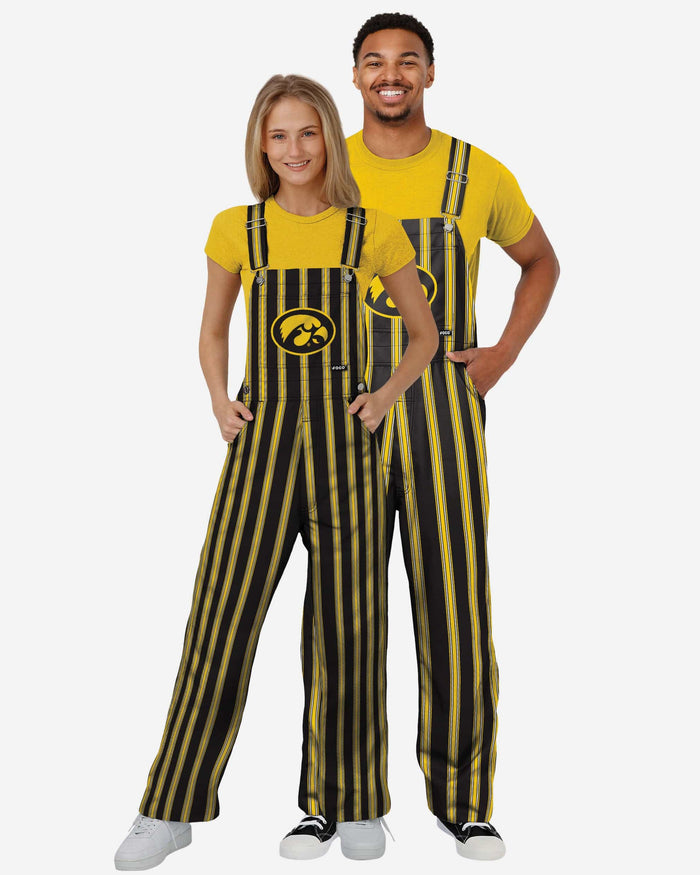 Iowa Hawkeyes Womens Sideline Spirit Bib Overalls FOCO XS - FOCO.com