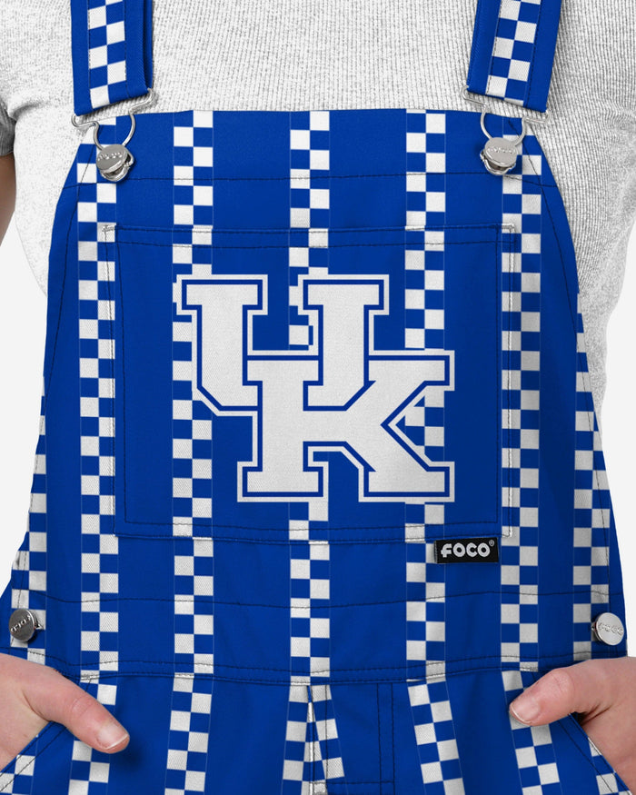 Kentucky Wildcats Womens Sideline Spirit Bib Overalls FOCO XS - FOCO.com