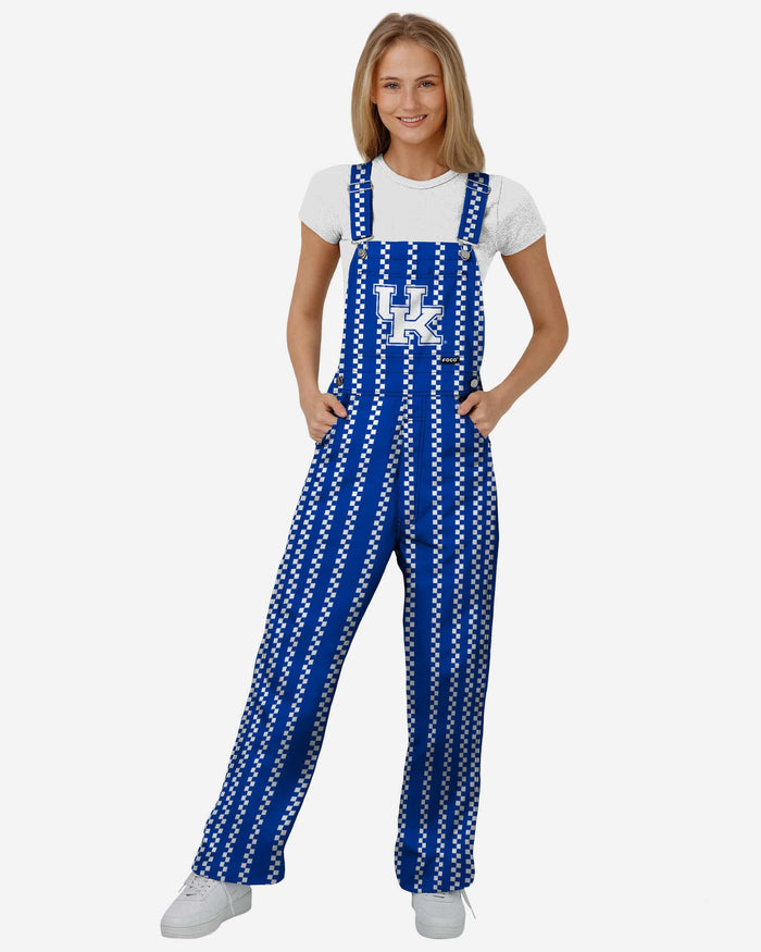 Kentucky Wildcats Womens Sideline Spirit Bib Overalls FOCO XS - FOCO.com