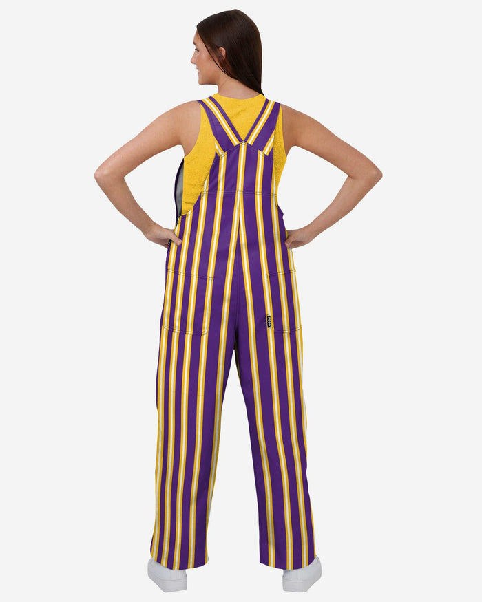 LSU Tigers Womens Sideline Spirit Bib Overalls FOCO - FOCO.com