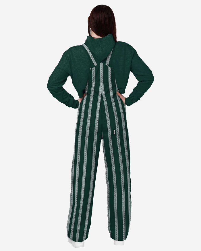 Michigan State Spartans Womens Sideline Spirit Bib Overalls FOCO - FOCO.com