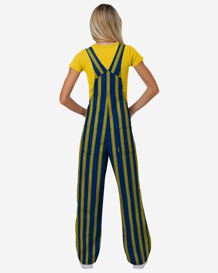 Michigan Wolverines Womens Sideline Spirit Bib Overalls FOCO - FOCO.com