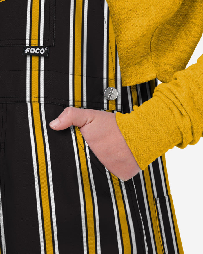 Missouri Tigers Womens Sideline Spirit Bib Overalls FOCO XS - FOCO.com