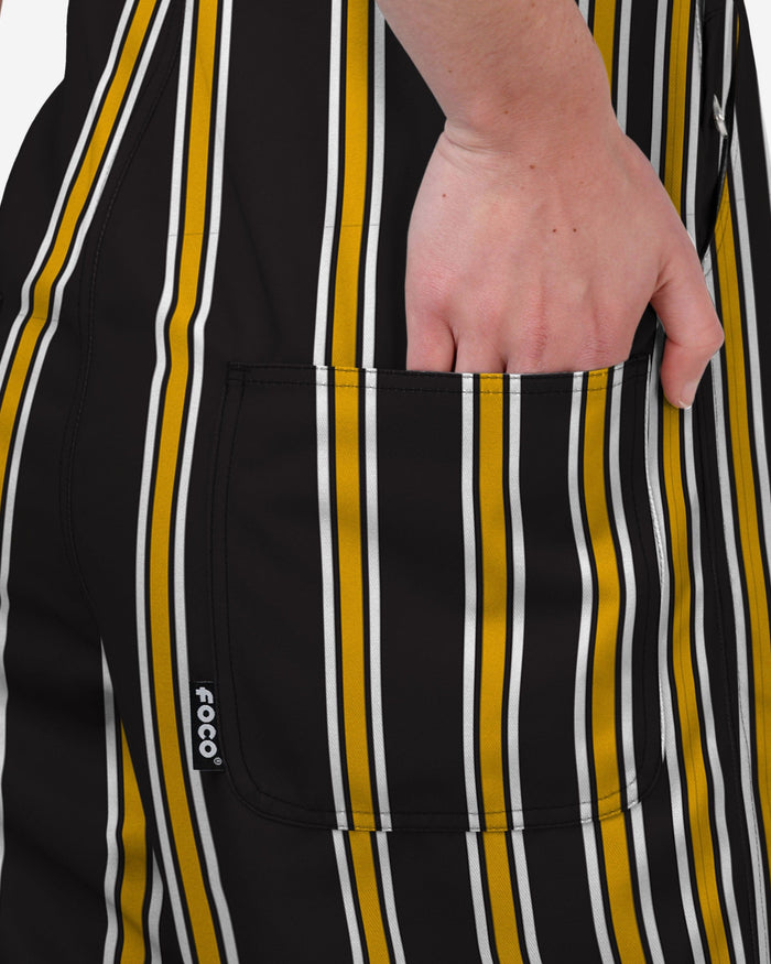 Missouri Tigers Womens Sideline Spirit Bib Overalls FOCO XS - FOCO.com