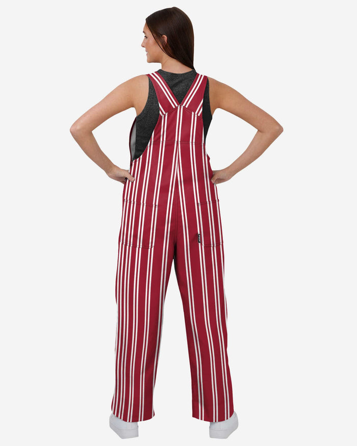 Oklahoma Sooners Womens Sideline Spirit Bib Overalls FOCO - FOCO.com