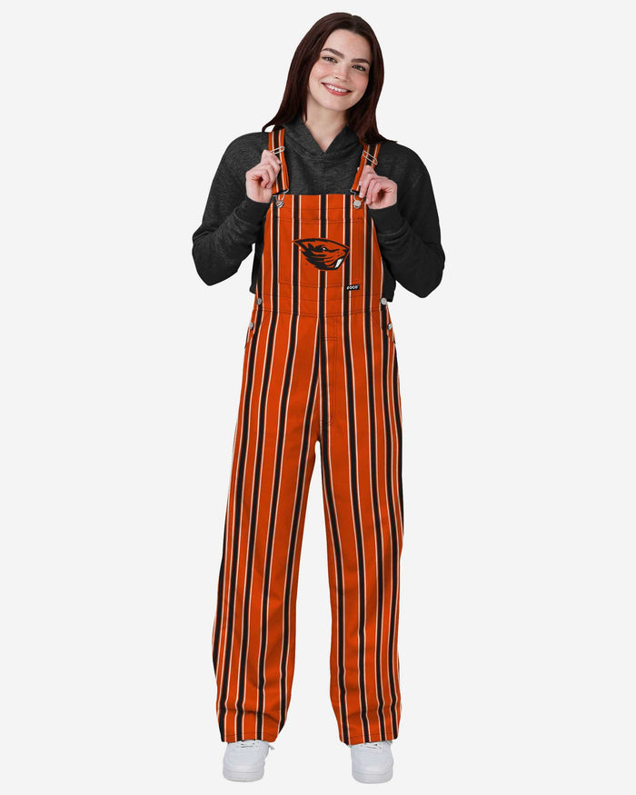 Oregon State Beavers Womens Sideline Spirit Bib Overalls FOCO XS - FOCO.com