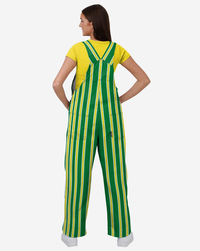 Oregon Ducks Womens Sideline Spirit Bib Overalls FOCO - FOCO.com