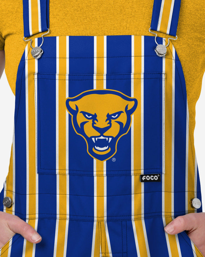 Pittsburgh Panthers Womens Sideline Spirit Bib Overalls FOCO XS - FOCO.com