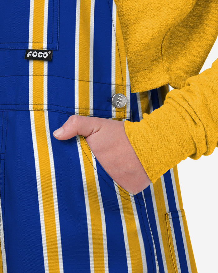 Pittsburgh Panthers Womens Sideline Spirit Bib Overalls FOCO XS - FOCO.com