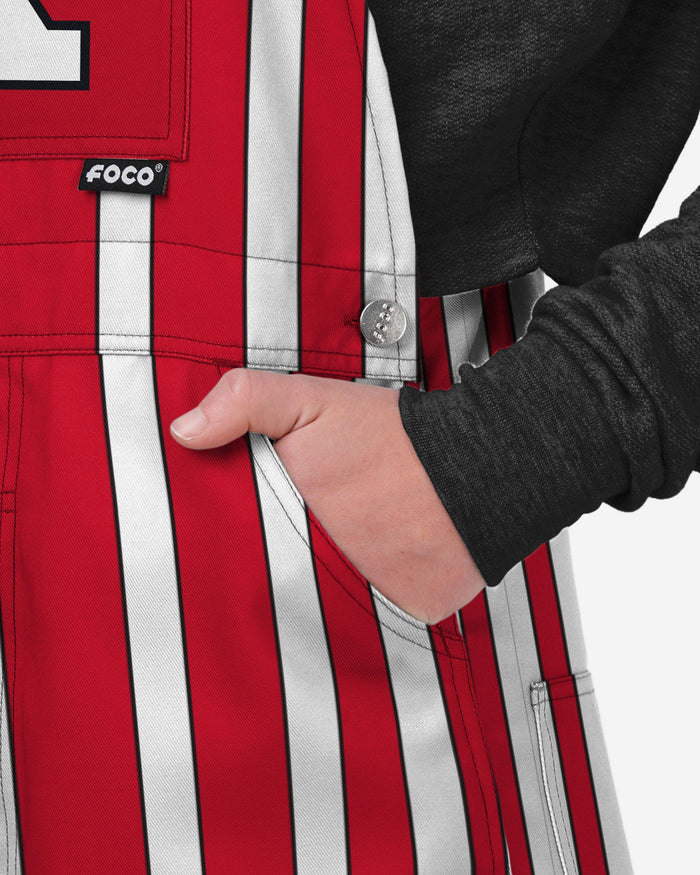 Rutgers Scarlet Knights Womens Sideline Spirit Bib Overalls FOCO XS - FOCO.com