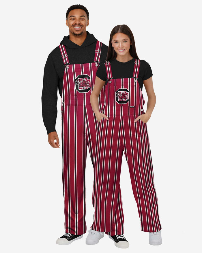 South Carolina Gamecocks Womens Sideline Spirit Bib Overalls FOCO XS - FOCO.com