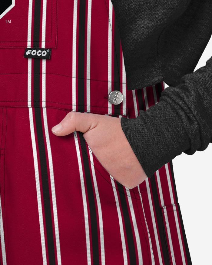 South Carolina Gamecocks Womens Sideline Spirit Bib Overalls FOCO XS - FOCO.com