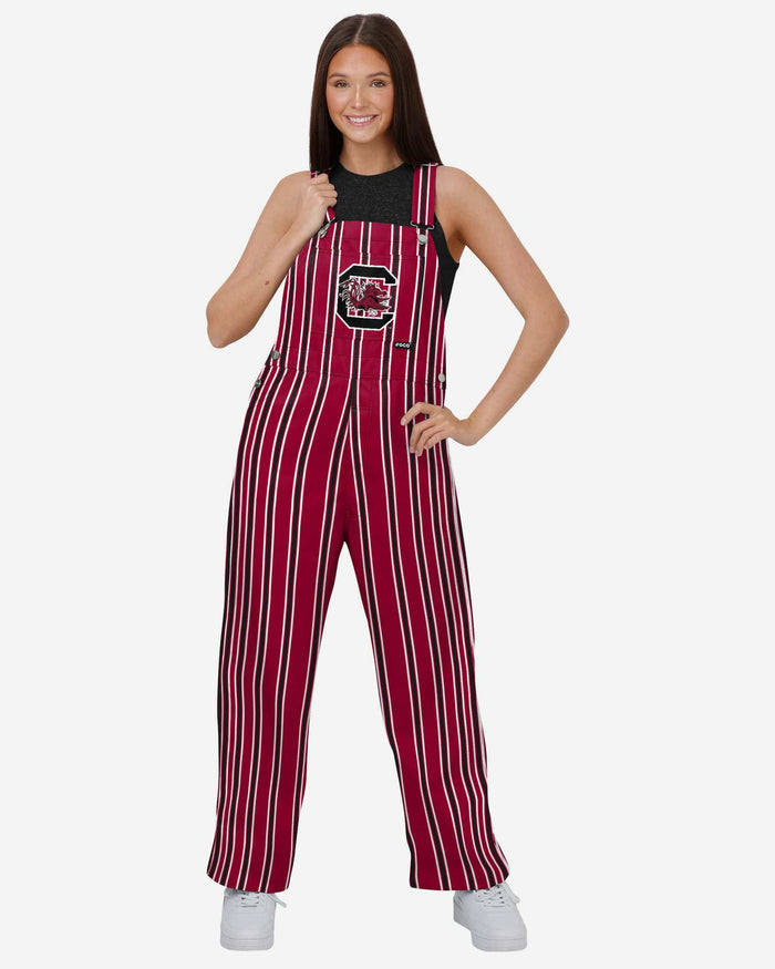 South Carolina Gamecocks Womens Sideline Spirit Bib Overalls FOCO XS - FOCO.com