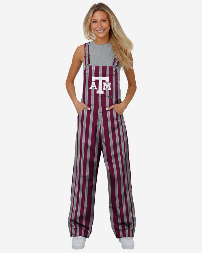 Texas A&M Aggies Womens Sideline Spirit Bib Overalls FOCO XS - FOCO.com