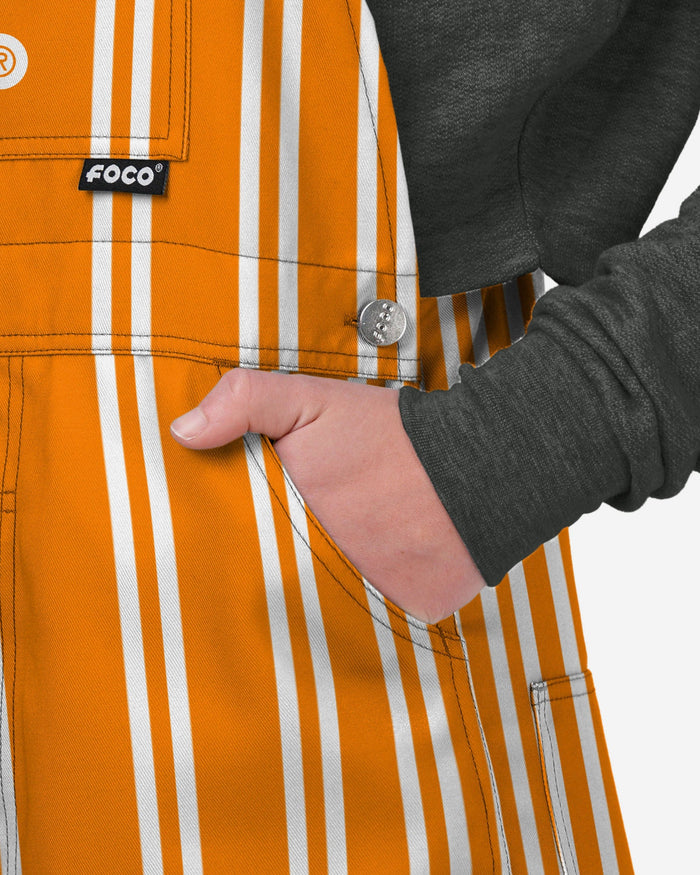 Tennessee Volunteers Womens Sideline Spirit Bib Overalls FOCO XS - FOCO.com