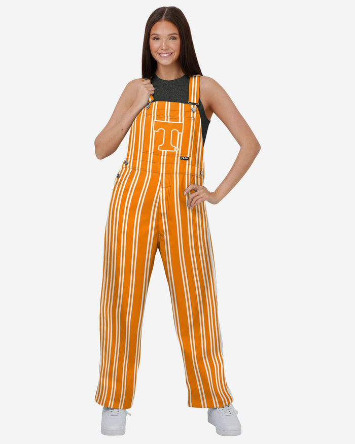 Tennessee Volunteers Womens Sideline Spirit Bib Overalls FOCO XS - FOCO.com