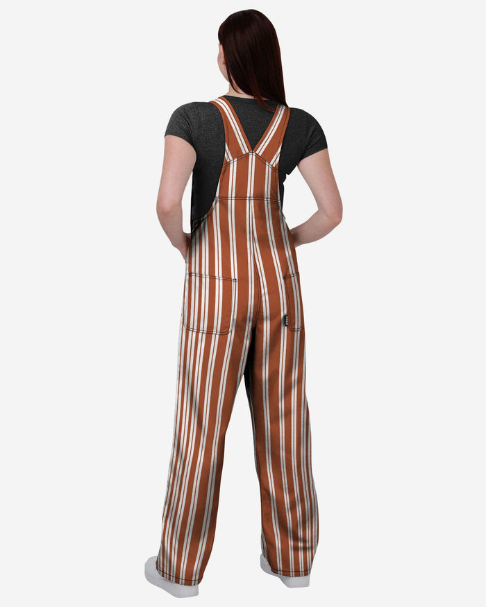 Texas Longhorns Womens Sideline Spirit Bib Overalls FOCO - FOCO.com