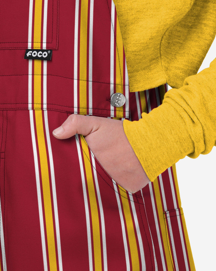 USC Trojans Womens Sideline Spirit Bib Overalls FOCO XS - FOCO.com