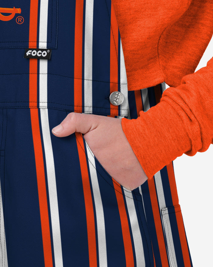 Virginia Cavaliers Womens Sideline Spirit Bib Overalls FOCO XS - FOCO.com