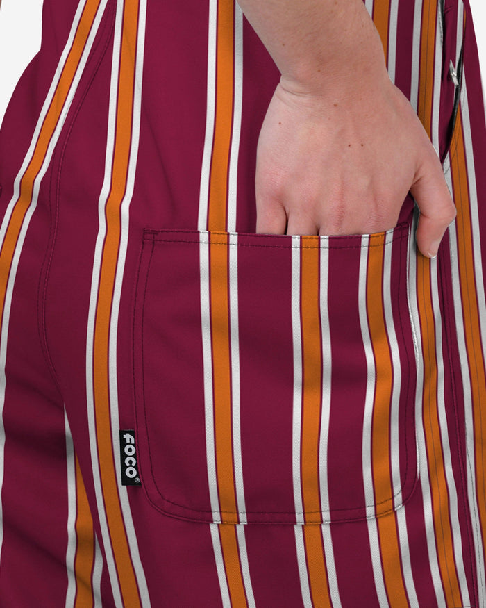 Virginia Tech Hokies Womens Sideline Spirit Bib Overalls FOCO XS - FOCO.com